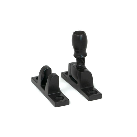 From The Anvil - Aged Bronze Mushroom Brighton Fastener - Narrow (Square) | Sku. 45980 | Trade Door Handles.