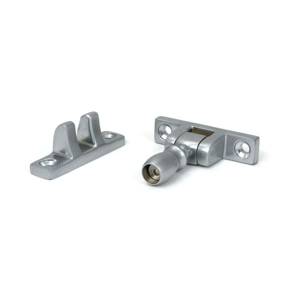 From The Anvil - Satin Chrome Mushroom Brighton Fastener - Narrow (Square) | Sku. 45981 | Trade Door Handles.