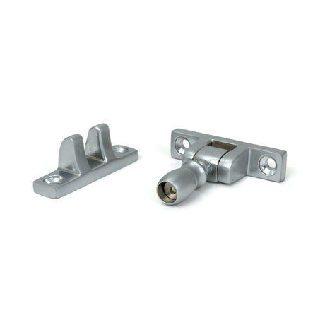 From The Anvil - Satin Chrome Mushroom Brighton Fastener - Narrow (Square) | Sku. 45981 | Trade Door Handles.