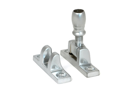 From The Anvil - Satin Chrome Mushroom Brighton Fastener - Narrow (Square) | Sku. 45981 | Trade Door Handles.