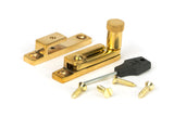 From The Anvil - Polished Brass Brompton Quadrant Fastener - Narrow | Sku. 45982 | Trade Door Handles.