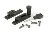From The Anvil - Aged Bronze Brompton Quadrant Fastener - Narrow | Sku. 45985 | Trade Door Handles.