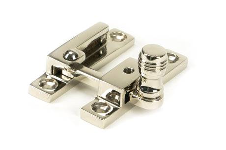 From The Anvil - Polished Nickel Prestbury Quadrant Fastener - Narrow | Sku. 45988 | Trade Door Handles.