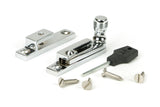 From The Anvil - Polished Chrome Prestbury Quadrant Fastener - Narrow | Sku. 45989 | Trade Door Handles.