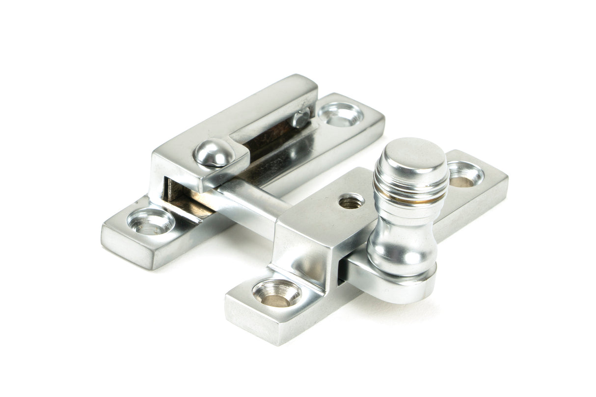 From The Anvil - Satin Chrome Prestbury Quadrant Fastener - Narrow | Sku. 45991 | Trade Door Handles.