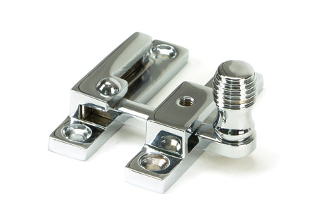 From The Anvil - Polished Chrome Beehive Quadrant Fastener - Narrow | Sku. 45994 | Trade Door Handles.