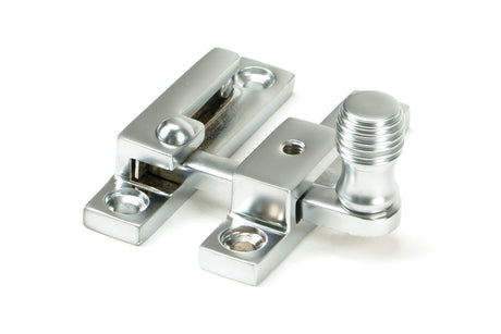 From The Anvil - Satin Chrome Beehive Quadrant Fastener - Narrow | Sku. 45996 | Trade Door Handles.