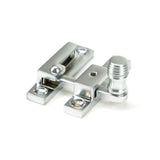 From The Anvil - Satin Chrome Beehive Quadrant Fastener - Narrow | Sku. 45996 | Trade Door Handles.