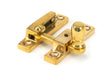 From The Anvil - Polished Brass Mushroom Quadrant Fastener - Narrow | Sku. 45997 | Trade Door Handles.
