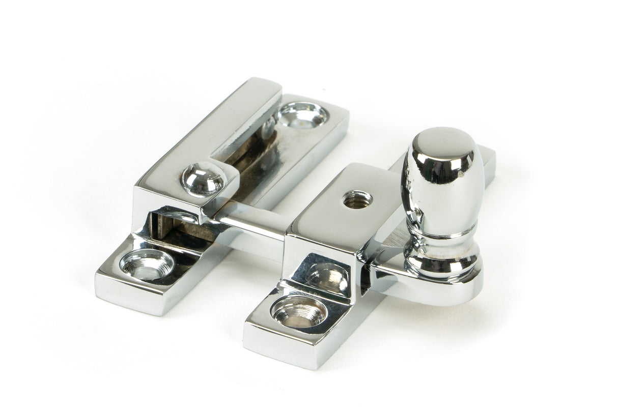 From The Anvil - Polished Chrome Mushroom Quadrant Fastener - Narrow | Sku. 45999 | Trade Door Handles.