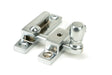 From The Anvil - Satin Chrome Mushroom Quadrant Fastener - Narrow | Sku. 46015 | Trade Door Handles.