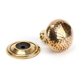 From The Anvil - Aged Brass Hammered Mushroom Cabinet Knob 32mm | Sku. 46021 | Trade Door Handles.