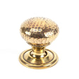 From The Anvil - Aged Brass Hammered Mushroom Cabinet Knob 32mm | Sku. 46021 | Trade Door Handles.