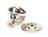 From The Anvil - Polished Nickel Hammered Mushroom Cabinet Knob 32mm | Sku. 46022 | Trade Door Handles.