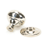 From The Anvil - Polished Nickel Hammered Mushroom Cabinet Knob 32mm | Sku. 46022 | Trade Door Handles.