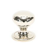 From The Anvil - Polished Nickel Hammered Mushroom Cabinet Knob 32mm | Sku. 46022 | Trade Door Handles.