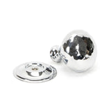 From The Anvil - Polished Chrome Hammered Mushroom Cabinet Knob 32mm | Sku. 46023 | Trade Door Handles.