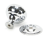 From The Anvil - Polished Chrome Hammered Mushroom Cabinet Knob 32mm | Sku. 46023 | Trade Door Handles.