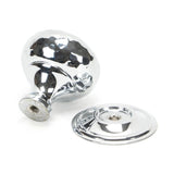 From The Anvil - Polished Chrome Hammered Mushroom Cabinet Knob 32mm | Sku. 46023 | Trade Door Handles.