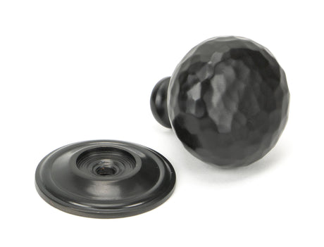 From The Anvil - Aged Bronze Hammered Mushroom Cabinet Knob 32mm | Sku. 46024 | Trade Door Handles.