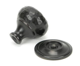 From The Anvil - Aged Bronze Hammered Mushroom Cabinet Knob 32mm | Sku. 46024 | Trade Door Handles.