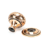 From The Anvil - Polished Bronze Hammered Mushroom Cabinet Knob 32mm | Sku. 46025 | Trade Door Handles.