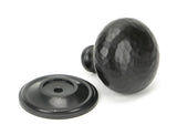 From The Anvil - Aged Bronze Hammered Mushroom Cabinet Knob 38mm | Sku. 46029 | Trade Door Handles.