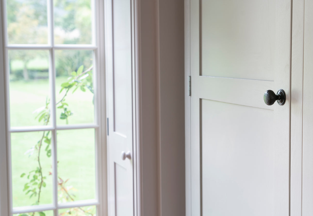 From The Anvil - Aged Bronze Hammered Mushroom Cabinet Knob 38mm | Sku. 46029 | Trade Door Handles.