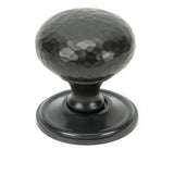 From The Anvil - Aged Bronze Hammered Mushroom Cabinet Knob 38mm | Sku. 46029 | Trade Door Handles.