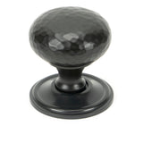 From The Anvil - Aged Bronze Hammered Mushroom Cabinet Knob 38mm | Sku. 46029 | Trade Door Handles.