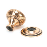 From The Anvil - Polished Bronze Hammered Mushroom Cabinet Knob 38mm | Sku. 46030 | Trade Door Handles.
