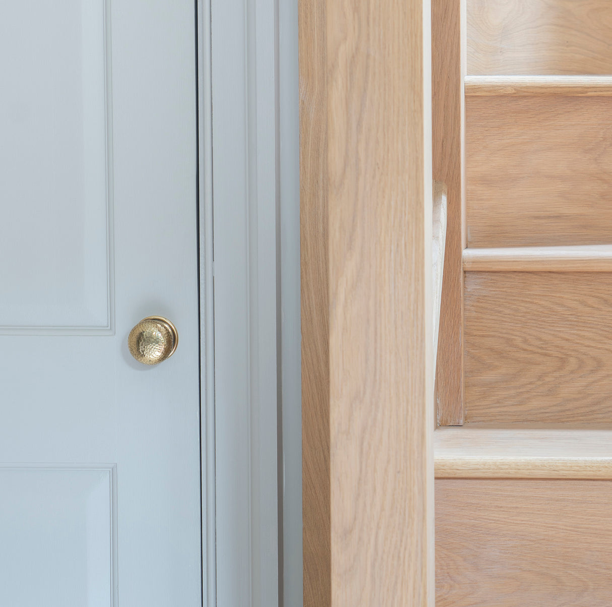 From The Anvil - Aged Brass Hammered Mushroom Mortice/Rim Knob Set | Sku. 46031 | Trade Door Handles.