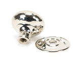 From The Anvil - Polished Nickel Hammered Mushroom Mortice/Rim Knob Set | Sku. 46032 | Trade Door Handles.