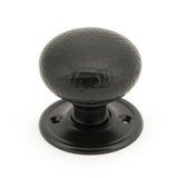 From The Anvil - Aged Bronze Hammered Mushroom Mortice/Rim Knob Set | Sku. 46034 | Trade Door Handles.
