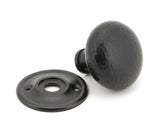 From The Anvil - Aged Bronze Hammered Mushroom Mortice/Rim Knob Set | Sku. 46034 | Trade Door Handles.