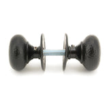From The Anvil - Aged Bronze Hammered Mushroom Mortice/Rim Knob Set | Sku. 46034 | Trade Door Handles.