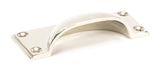 From The Anvil - Polished Nickel Hammered Art Deco Drawer Pull | Sku. 46037 | Trade Door Handles.
