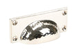 From The Anvil - Polished Nickel Hammered Art Deco Drawer Pull | Sku. 46037 | Trade Door Handles.