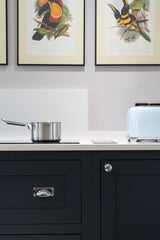 From The Anvil - Polished Chrome Hammered Art Deco Drawer Pull | Sku. 46038 | Trade Door Handles.