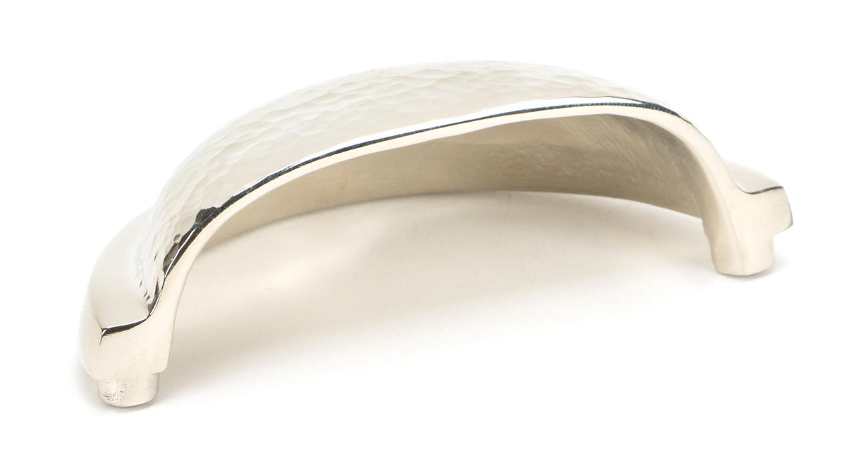 From The Anvil - Polished Nickel Hammered Regency Concealed Drawer Pull | Sku. 46042 | Trade Door Handles.