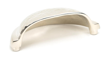 From The Anvil - Polished Nickel Hammered Regency Concealed Drawer Pull | Sku. 46042 | Trade Door Handles.