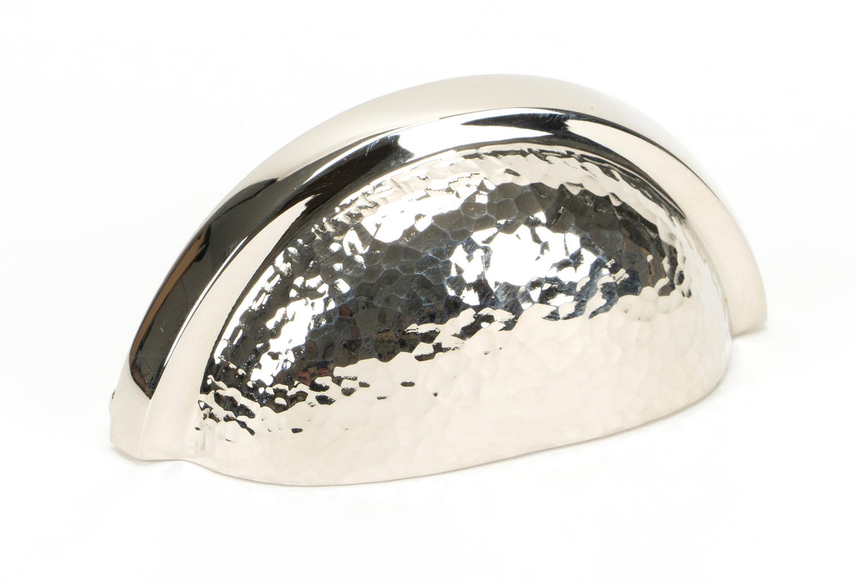 From The Anvil - Polished Nickel Hammered Regency Concealed Drawer Pull | Sku. 46042 | Trade Door Handles.