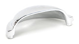 From The Anvil - Polished Chrome Hammered Regency Concealed Drawer Pull | Sku. 46043 | Trade Door Handles.