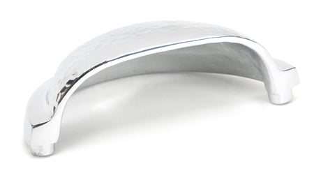 From The Anvil - Polished Chrome Hammered Regency Concealed Drawer Pull | Sku. 46043 | Trade Door Handles.