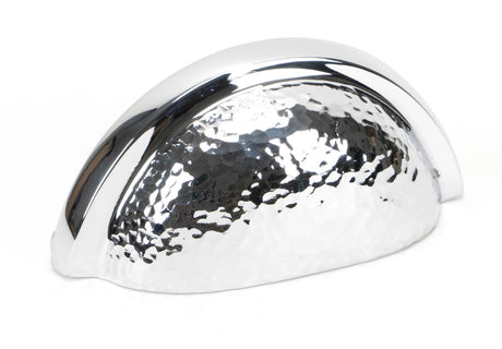 From The Anvil - Polished Chrome Hammered Regency Concealed Drawer Pull | Sku. 46043 | Trade Door Handles.