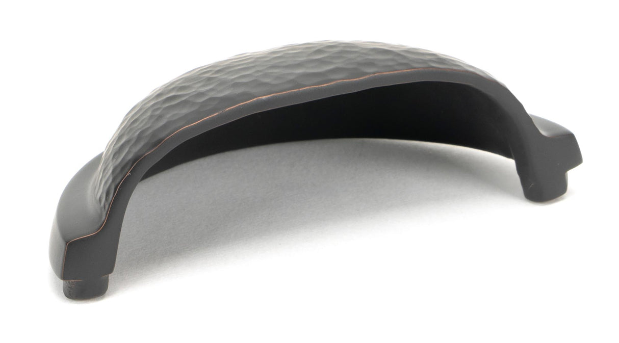 From The Anvil - Aged Bronze Hammered Regency Concealed Drawer Pull | Sku. 46044 | Trade Door Handles.