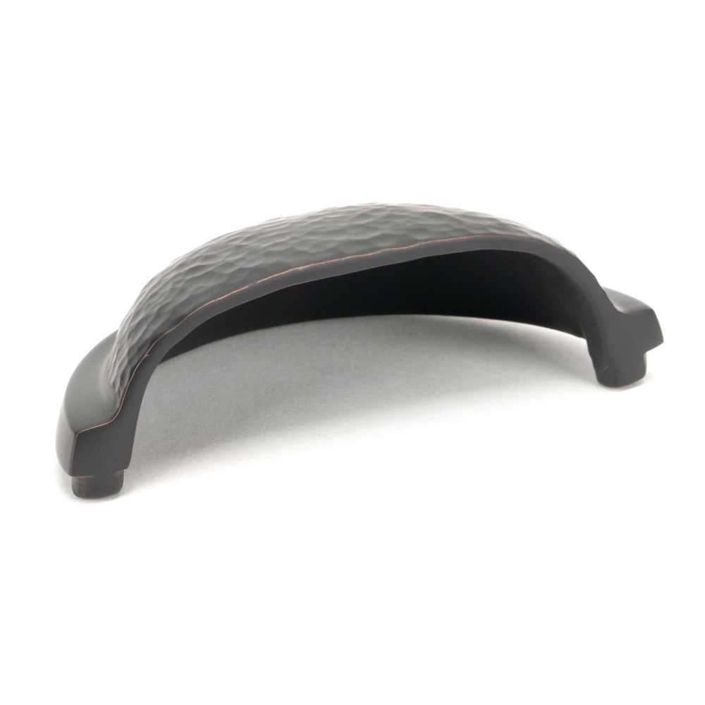 From The Anvil - Aged Bronze Hammered Regency Concealed Drawer Pull | Sku. 46044 | Trade Door Handles.