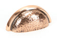 From The Anvil - Polished Bronze Hammered Regency Concealed Drawer Pull | Sku. 46045 | Trade Door Handles.
