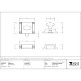 From The Anvil - Polished Chrome Cabinet Latch | Sku. 46048 | Trade Door Handles.