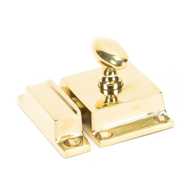From The Anvil - Polished Brass Cabinet Latch | Sku. 46051 | Trade Door Handles.